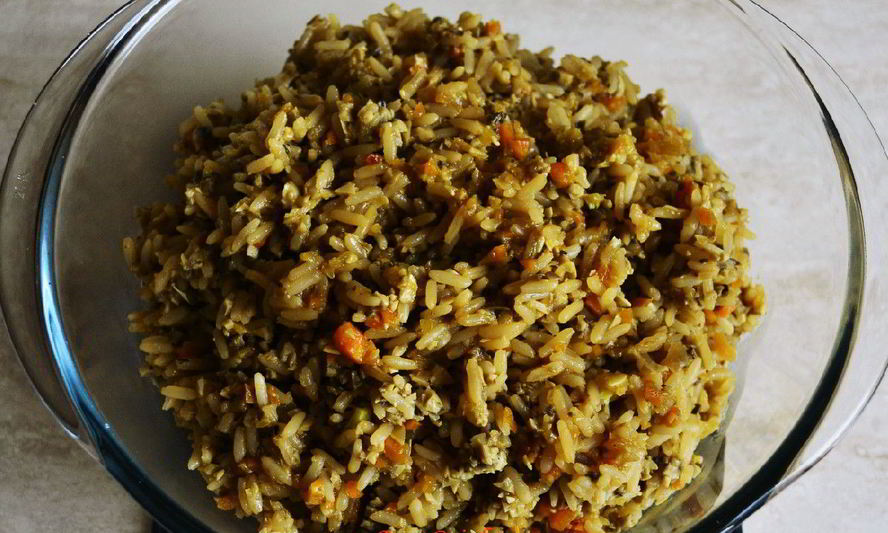 Рецепт ризотто из бурого риса с овощами