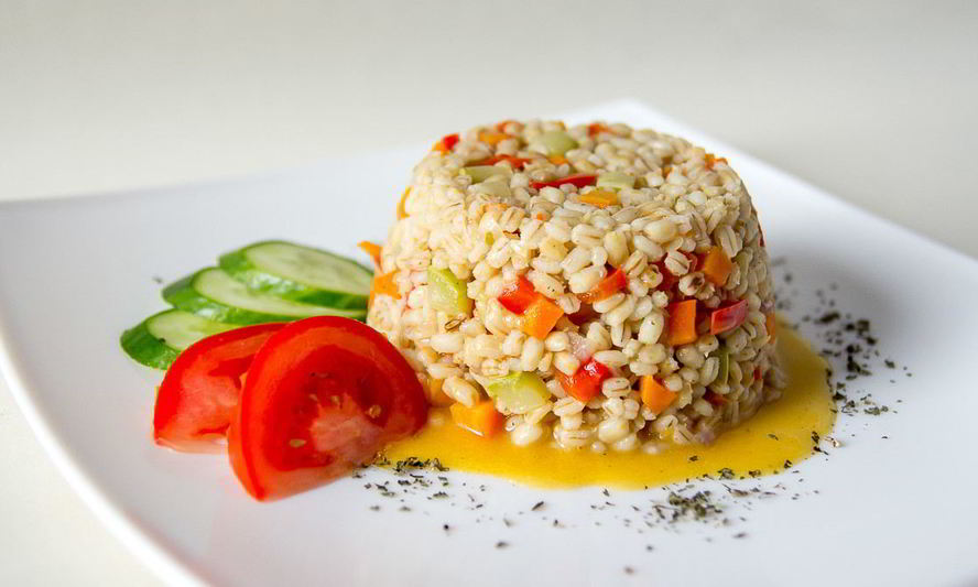 Рецепт ризотто из перловки с овощами