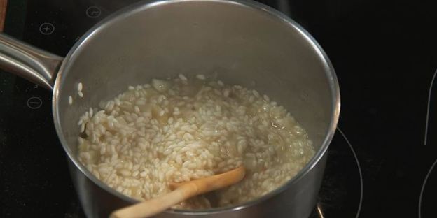 ризотто с белыми грибами