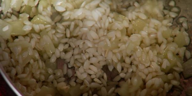 ризотто с гребешками