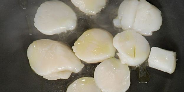 ризотто с гребешками