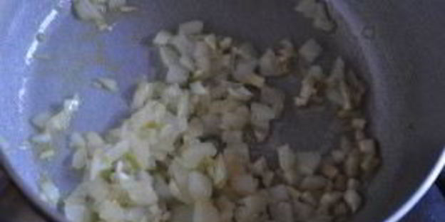 ризотто с грибами и курицей