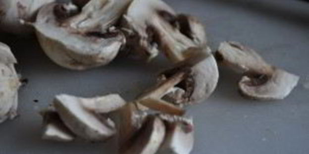 ризотто с грибами и курицей