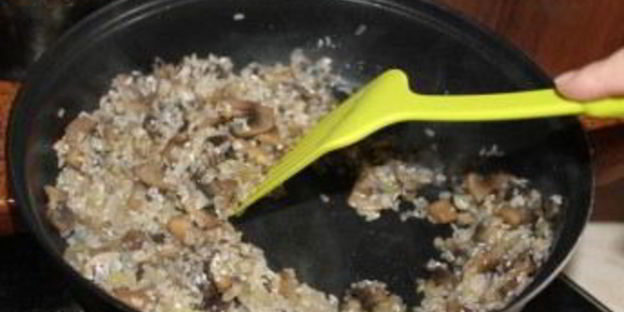 ризотто с кальмарами