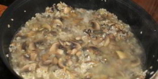 ризотто с кальмарами