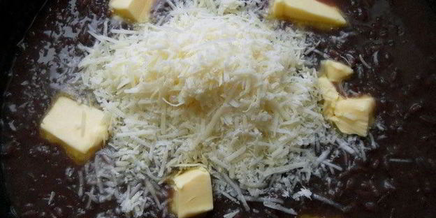 ризотто с красным вином