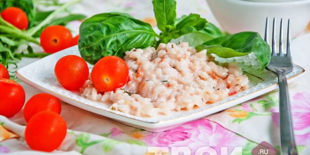 ризотто с креветками