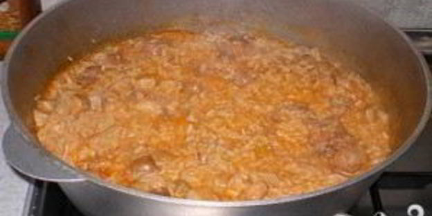 ризотто с кроликом