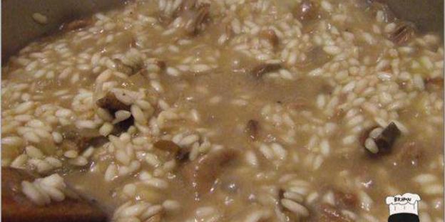 ризотто с куриной печенью