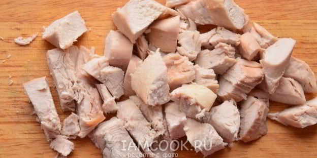 ризотто с курицей и овощами