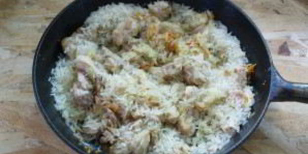 ризотто с курицей