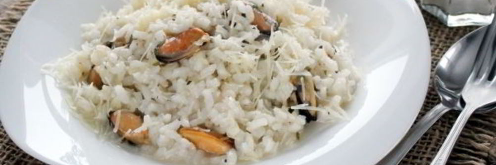 Ризотто с мидиями