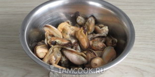 ризотто с мидиями