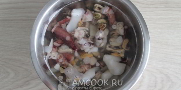 ризотто с морепродуктами в мультиварке