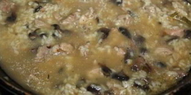ризотто с мясом
