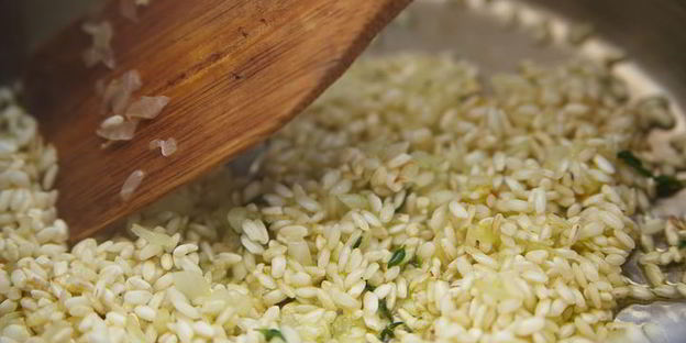 ризотто с осьминогом