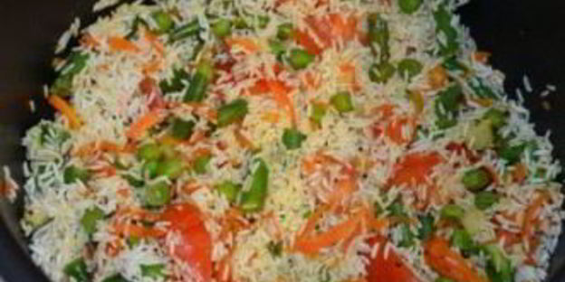 ризотто с овощами в мультиварке