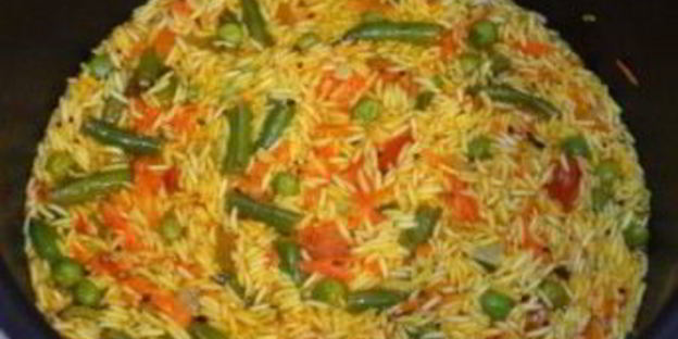 ризотто с овощами в мультиварке