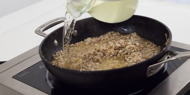 ризотто с шампиньонами