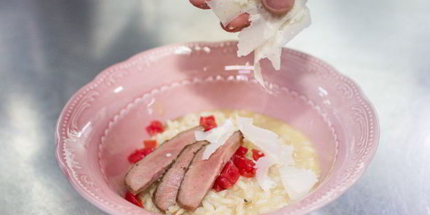 ризотто с уткой