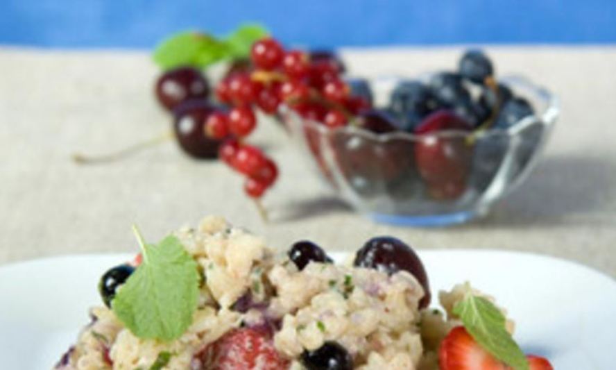 Рецепт ризотто с ягодами