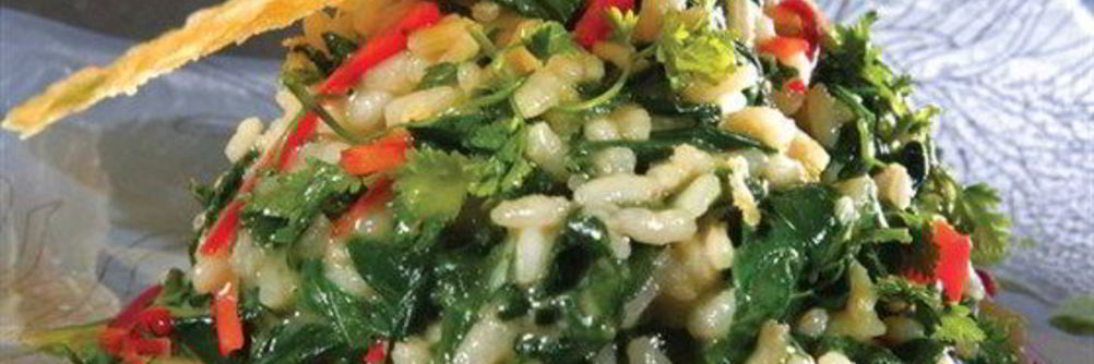 Ризотто со шпинатом