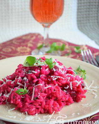 Свекольное ризотто