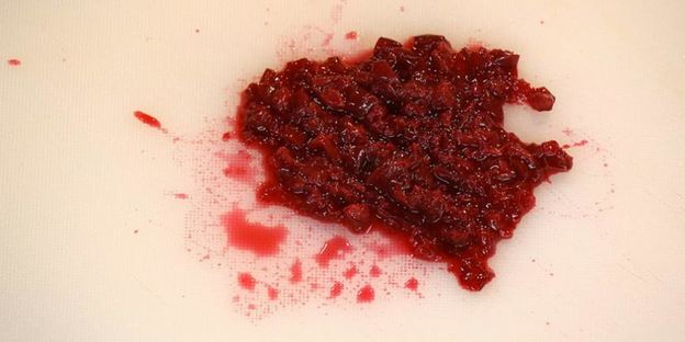 телятина с вишневым ризотто