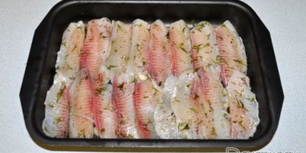 белая рыба в сливочно-горчичном соусе