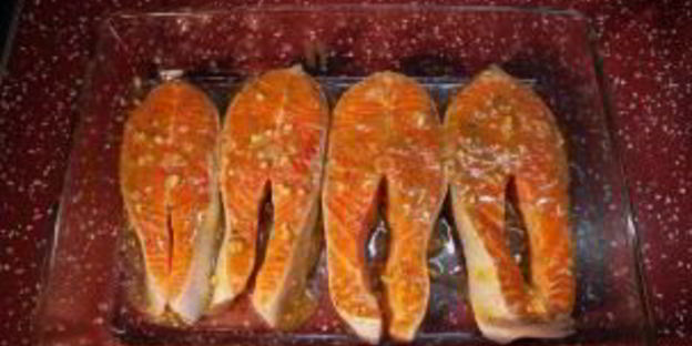 форель с брокколи