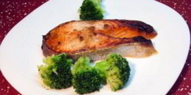форель с брокколи