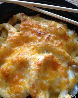 Гратен из кальмаров