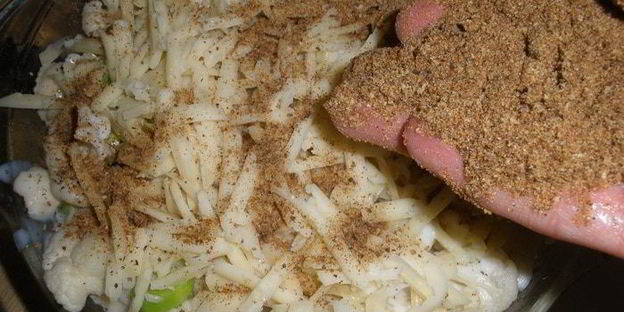 гратен из хека и цветной капусты