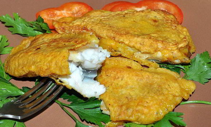 Рецепт камбалы, жаренной в кляре
