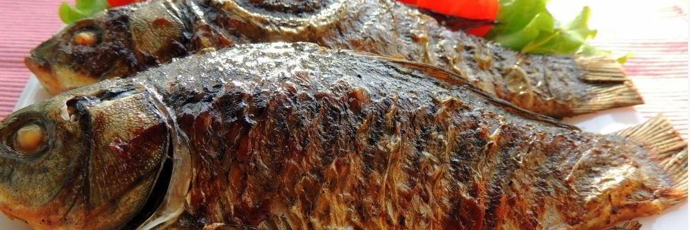 Карась на гриле