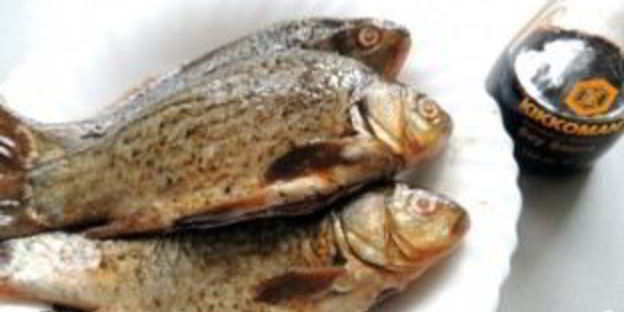 карась на гриле