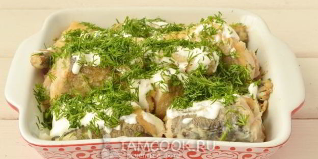 хек с овощами