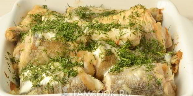 хек с овощами