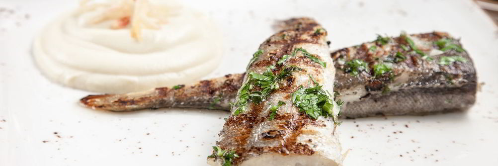 Хек с пюре из цветной капусты