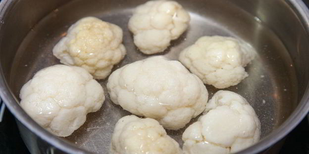 хек с пюре из цветной капусты