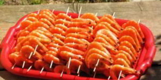 копченые креветки