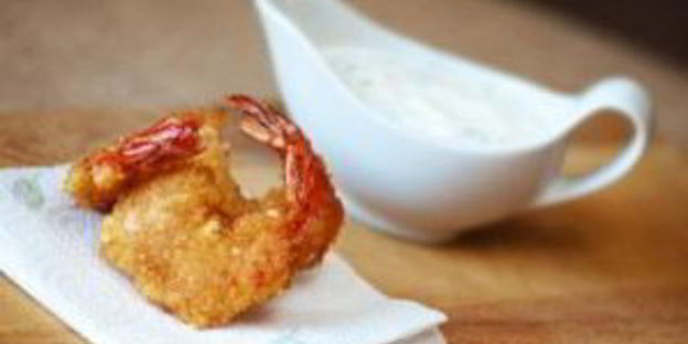 креветки с пармезаном