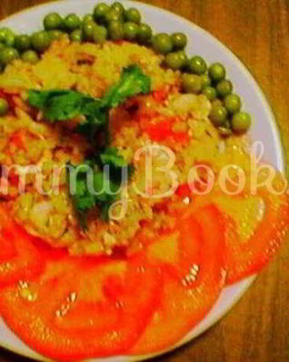 Креветки с рисом