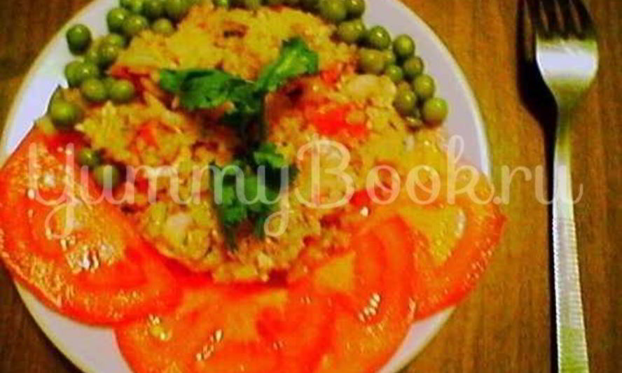 Рецепт креветок с рисом