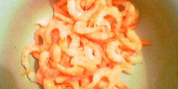 креветки с рисом