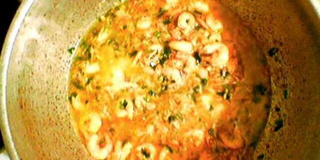 креветки с рисом