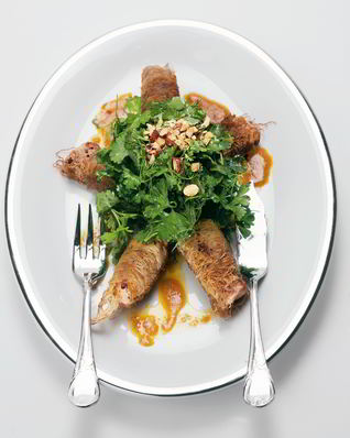 Лосось в тесте катаифи