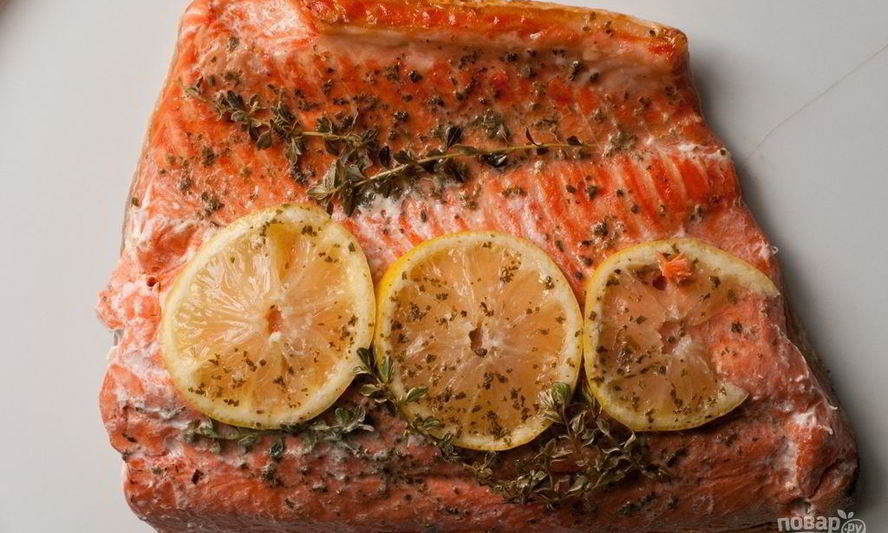 Рецепт лосося, запеченного в духовке