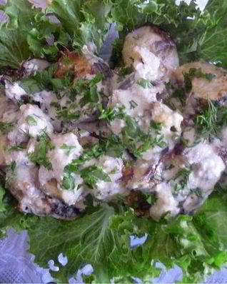 Минтай в майонезе