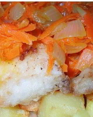 Минтай жареный